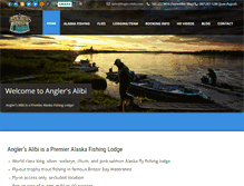 Tablet Screenshot of anglersalibi.com